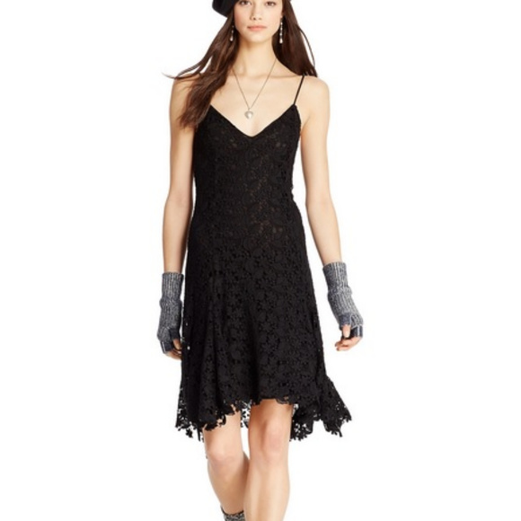๐HP!!!๐ NWOT Polo Ralph Lauren Black Lace Dress - Picture 2 of 9